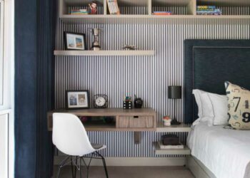 Papel de parede listrado: vantagens, como escolher e ideias para decorar