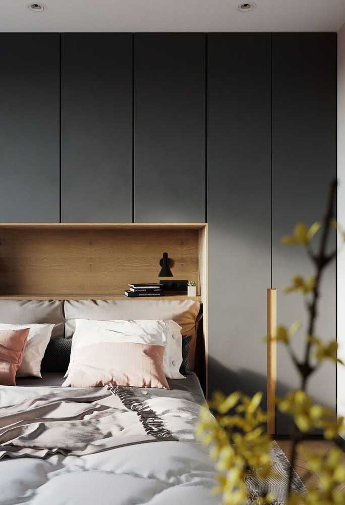 Armário com cama embutida: uma ótima maneira de otimizar espaço no quarto
