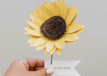 Girassol de papel: onde usar, como fazer e 50 referências criativas