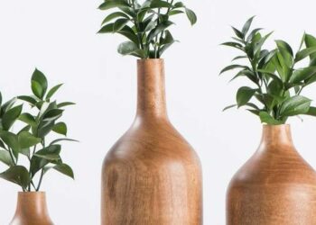 Vaso de madeira: como fazer, cuidados e 50 modelos  para se inspirar