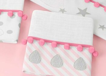 Fraldas bordadas: tipos, dicas para enxoval e 50 ideias criativas