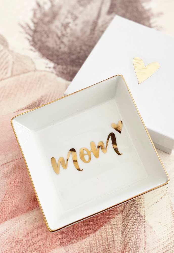 Cerâmica personalizada para sua mãe usar e decorar a casa