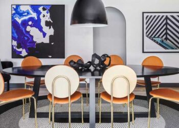 Sala de jantar decorada