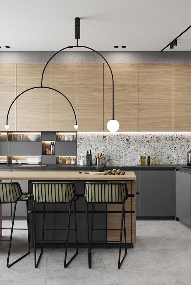 Granito preto para uma cozinha moderna e sofisticada