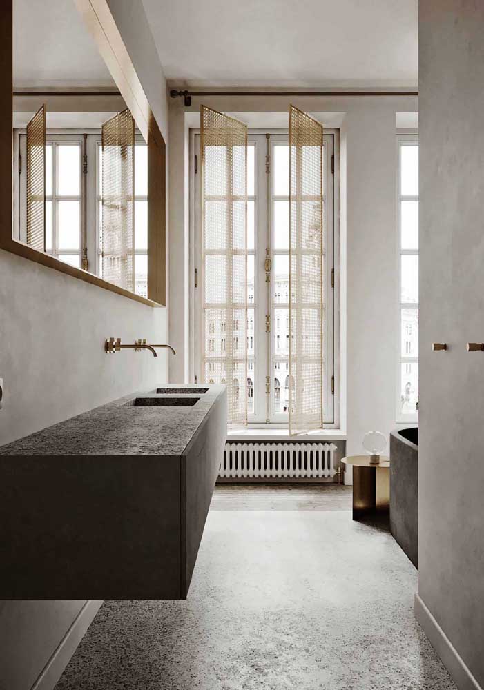 Cores de granito para banheiro: escolha pelo contraste ou pela similaridade