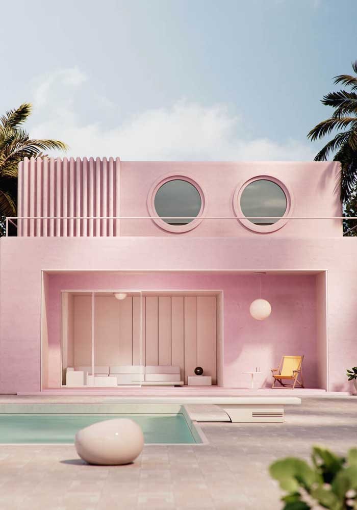 Já pensou uma fachada rosa millennial?