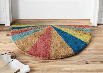 Tapete meia lua: 50 ideias para inserir na decoração com tutoriais fáceis