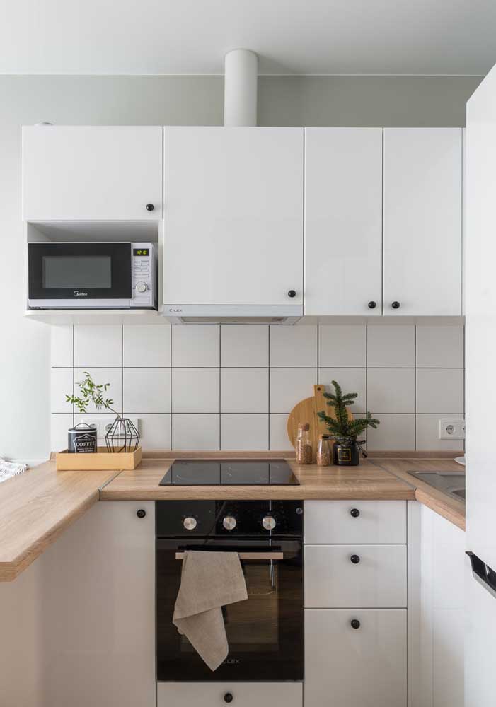 Detalhes charmosos para deixar a cozinha planejada pequena e moderna aconchegante