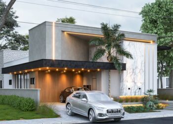 Casa com telhado embutido: 50 ideias lindas e dicas de projetos