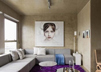 Sala com cimento queimado: vantagens, como fazer e 50 ideias