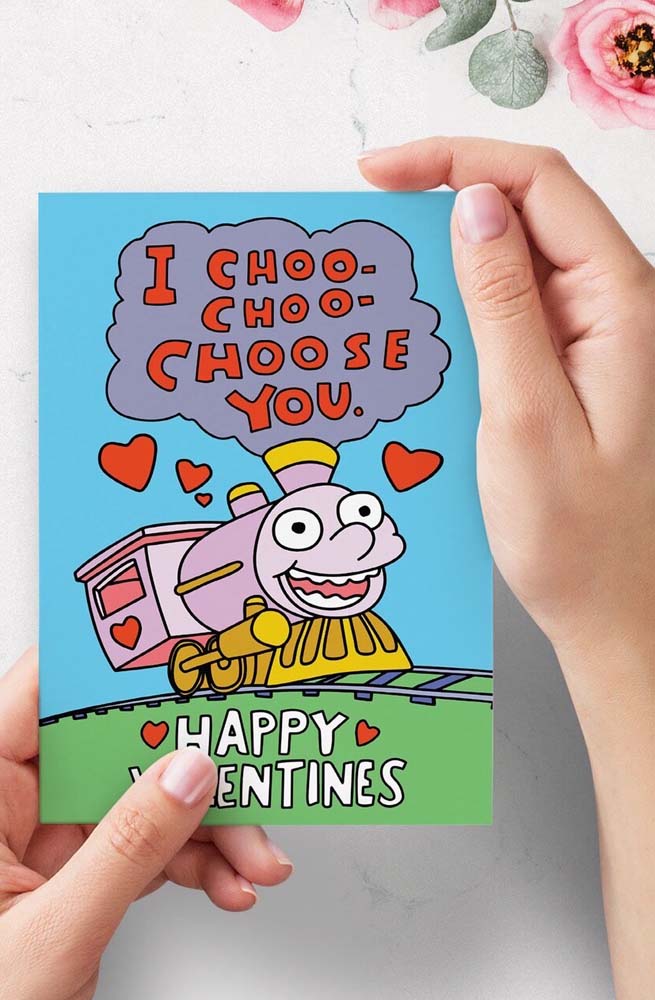 Cartão de dia dos namorados engraçado: bom humor nunca é demais