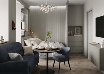 Decoração de kitnet e estúdio: 65 projetos com orientações profissionais