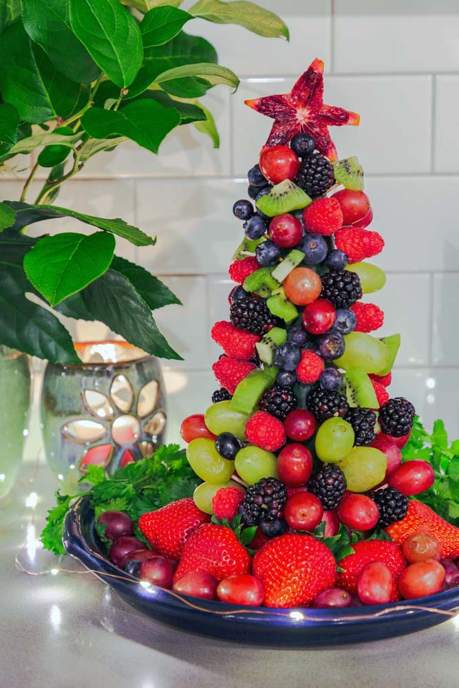 Árvore de Natal de Frutas: Como Fazer com Tutoriais e 45 Fotos