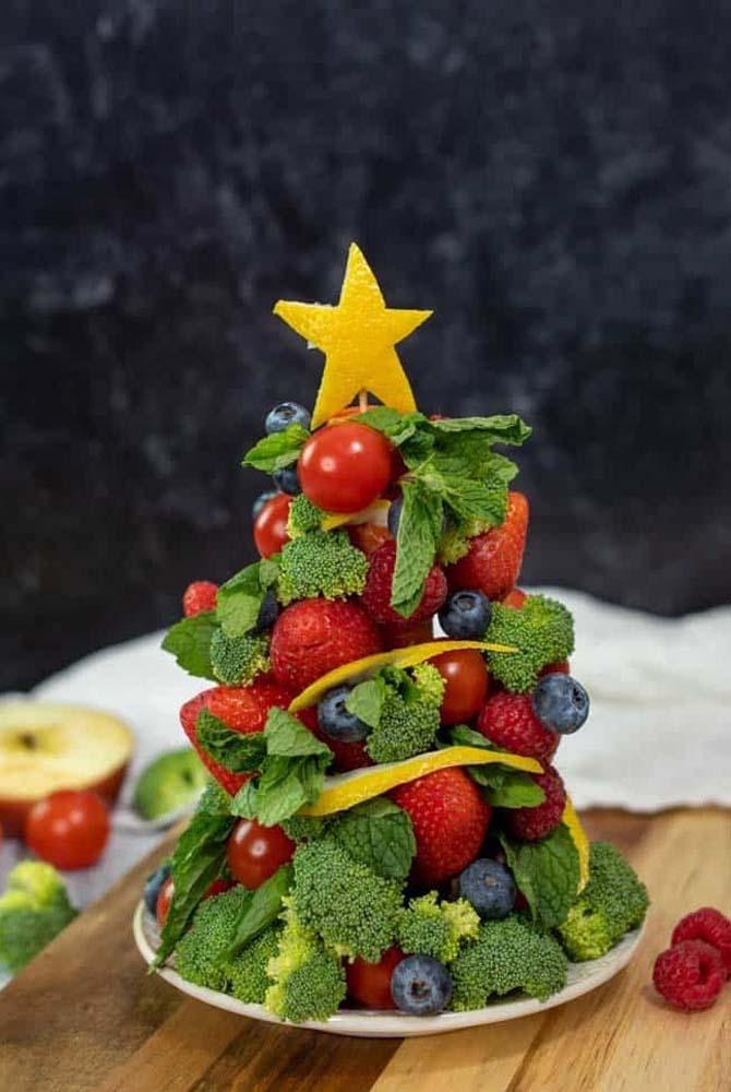 Árvore de Natal de Frutas: Como Fazer com Tutoriais e 45 Fotos Árvore de Natal de Frutas: Como Fazer com Tutoriais e 45 Fotos
