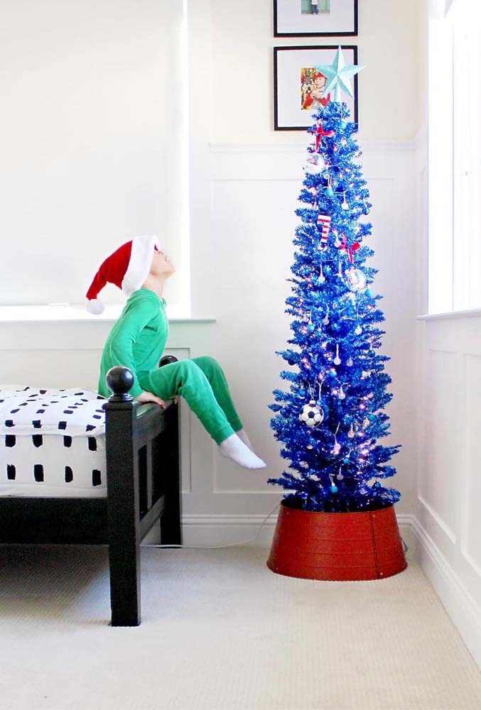 Árvore de Natal azul: Como Fazer Passo a Passo e Lindas Ideias