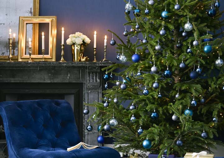 Árvore de Natal azul: Como Fazer Passo a Passo e Lindas Ideias