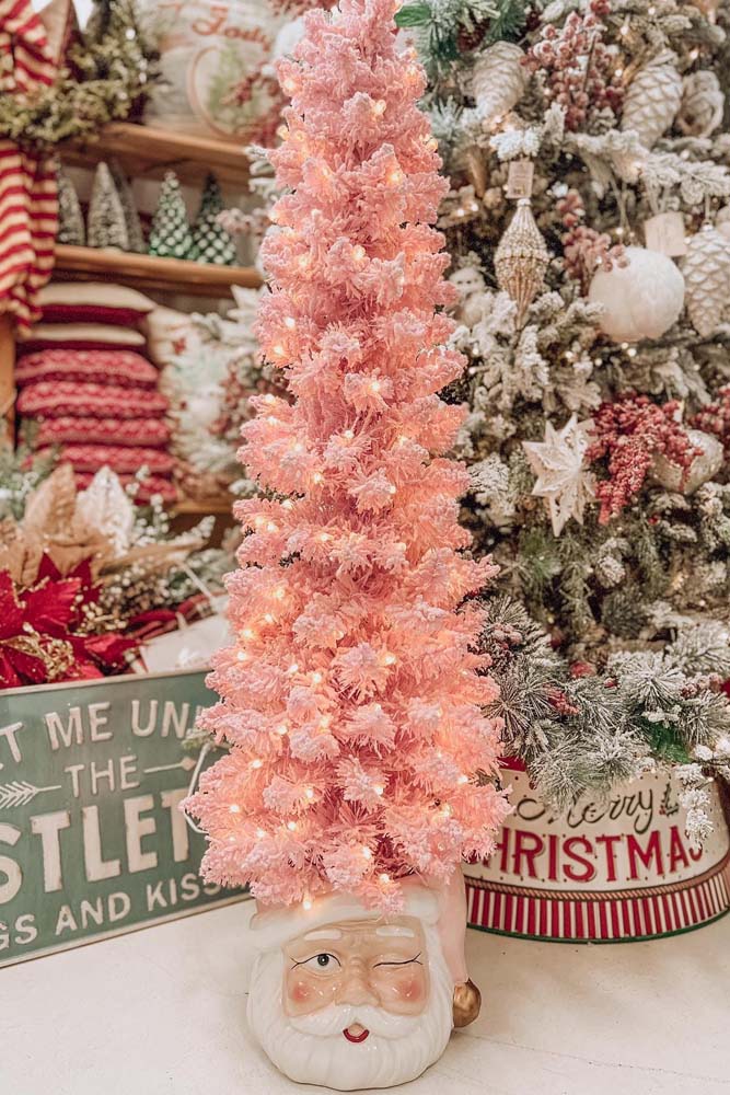 Árvore de Natal rosa: 50 ideias perfeitas para montar a sua Árvore de Natal rosa: 50 ideias perfeitas para montar a sua