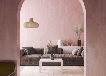 Cimento queimado rosa: 50 ideias de projetos com esse revestimento