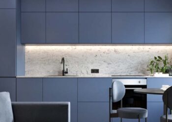 Cozinha azul e branca: 50 dicas e ideias de projetos inspiradores