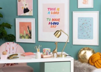 Cantinho de estudo pequeno: dicas para montar e 50 ideias lindas