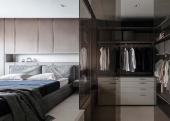 Quarto de casal planejado moderno: 50 ideias lindas para se inspirar