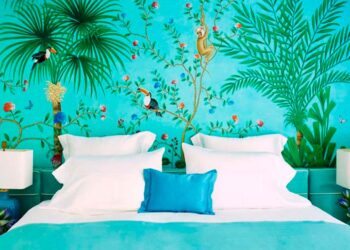 Quartos azul turquesa: como usar, combinações e 60 inspirações