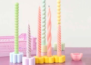 Vela retorcida: 50 ideias criativas para embelezar sua casa