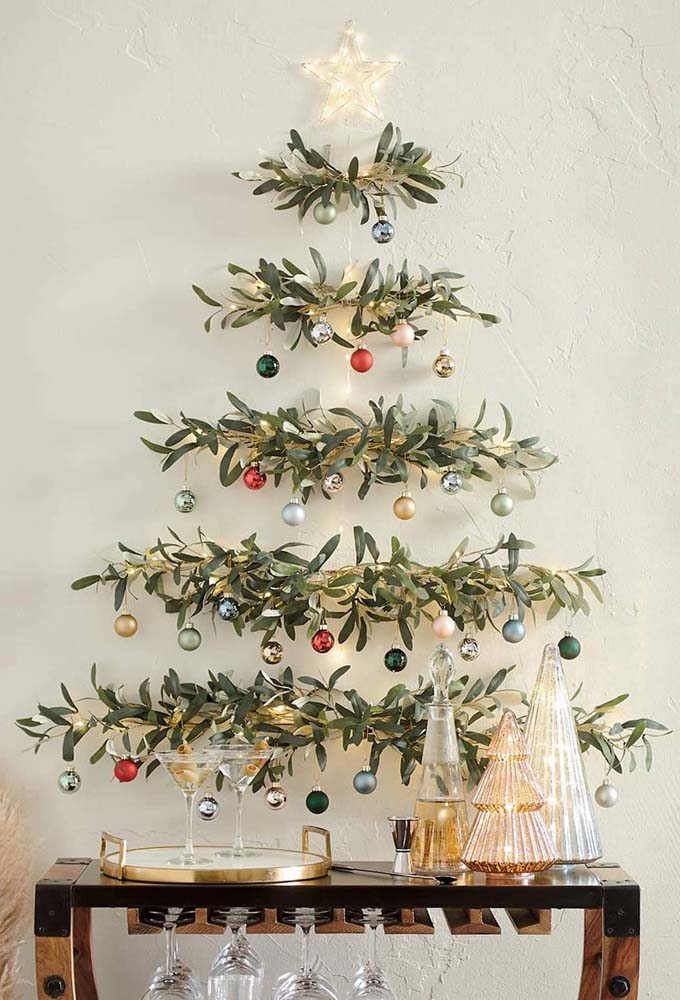 Árvore de Natal: 70 Modelos Para Encontrar a Sua Com Fotos  Arvore de natal  pequena, Mini árvore de natal, Ideias de decoração de natal