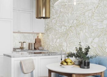 Papel de parede para cozinha: como escolher, aplicar e 50 ideias