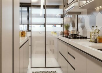 Cozinha corredor estreita: 60 projetos diferentes com dicas profissionais