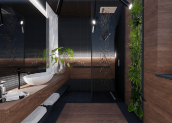 Chuveiro de teto: vantagens, como escolher e modelos para inspirar