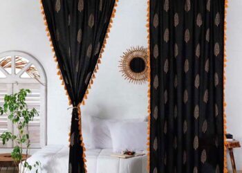 Cortina preta: como usar, decorar, melhores tecidos e 50 ideias
