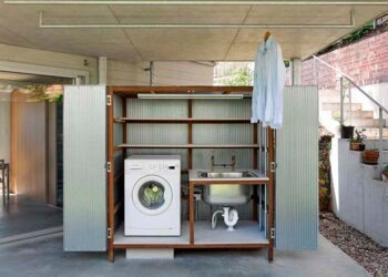 Lavanderia externa: como planejar, decorar e 30 projetos incríveis