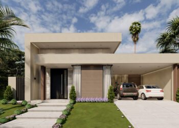 Fachadas de casas térreas: 140 ideias atuais para inspirar seu novo projeto