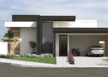 Fachadas de casas de esquina: 50 projetos lindos e inspiradores