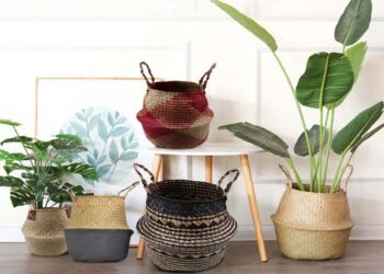 Cesto de palha: vantagens, como usar na decoração e 50 ideias